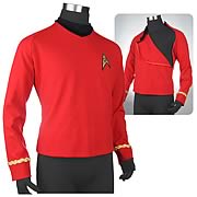 Star Trek: TOS Third Season Ship's Services Red Tunic